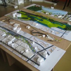 Atelier maquette par le CAUE 71